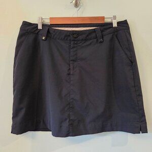 Under Armour Black Golf Skort Sz 10